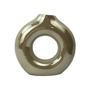 گلدان دکوری مدل دونات لاستر کد 09